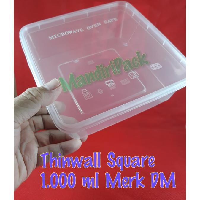 New Thinwall Square 1 Ml / Thinwall Kotak ( Sq ) 1 Ml Dm Isi 25
