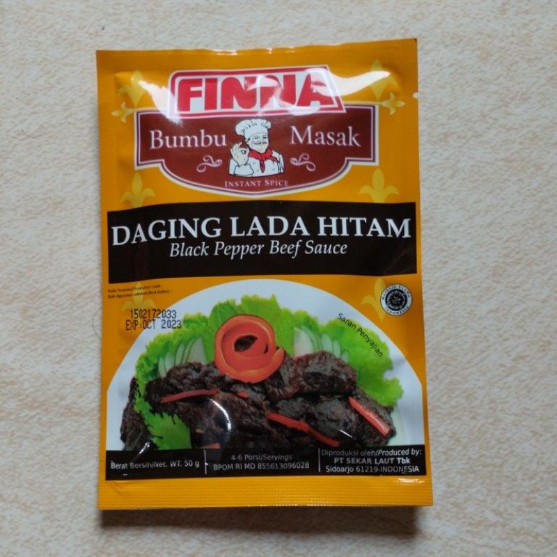 

Finna Bumbu Daging Lada Hitam - 50 gram