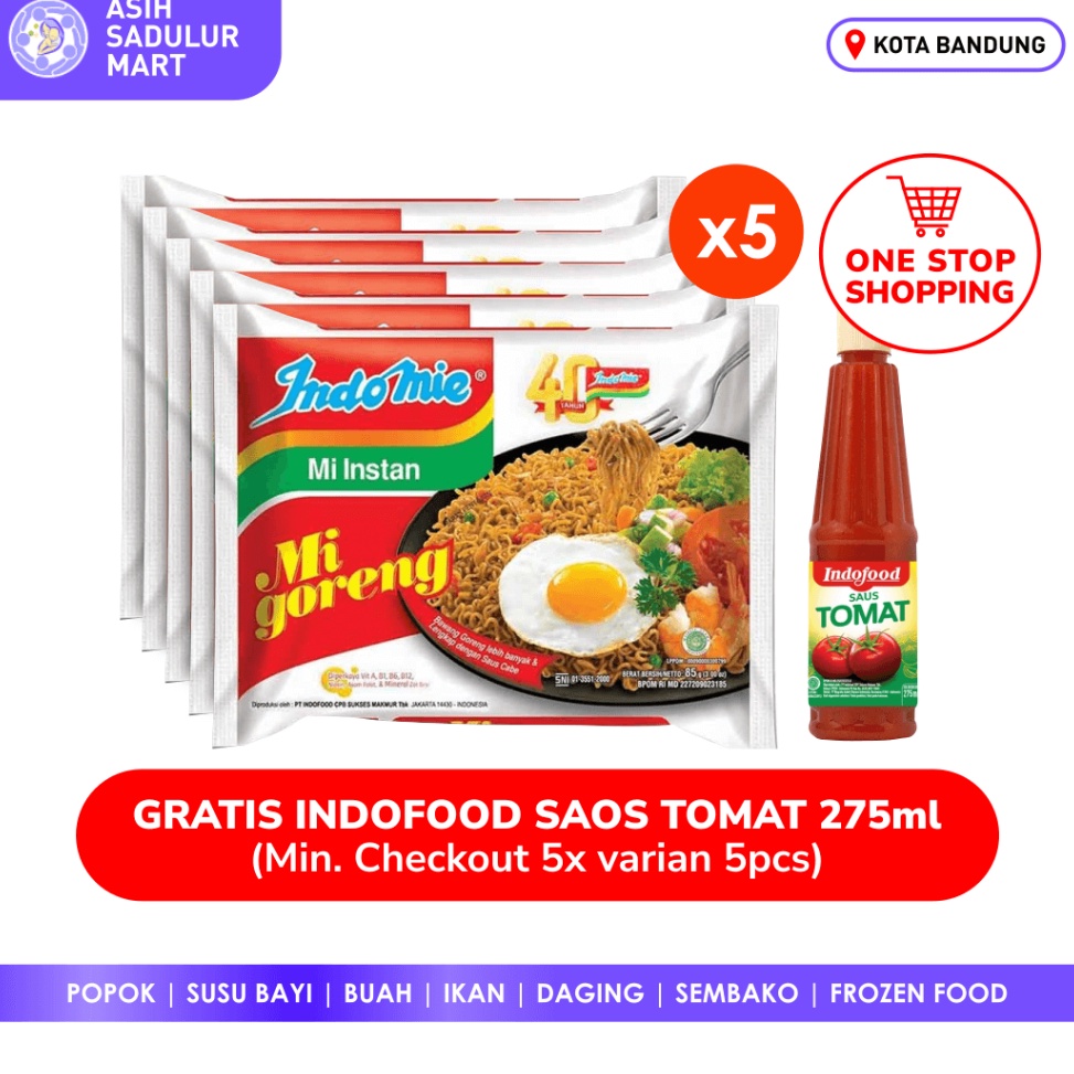 

idTt0T4 Indomie Mi Goreng 5pcs 1pcs Bandung