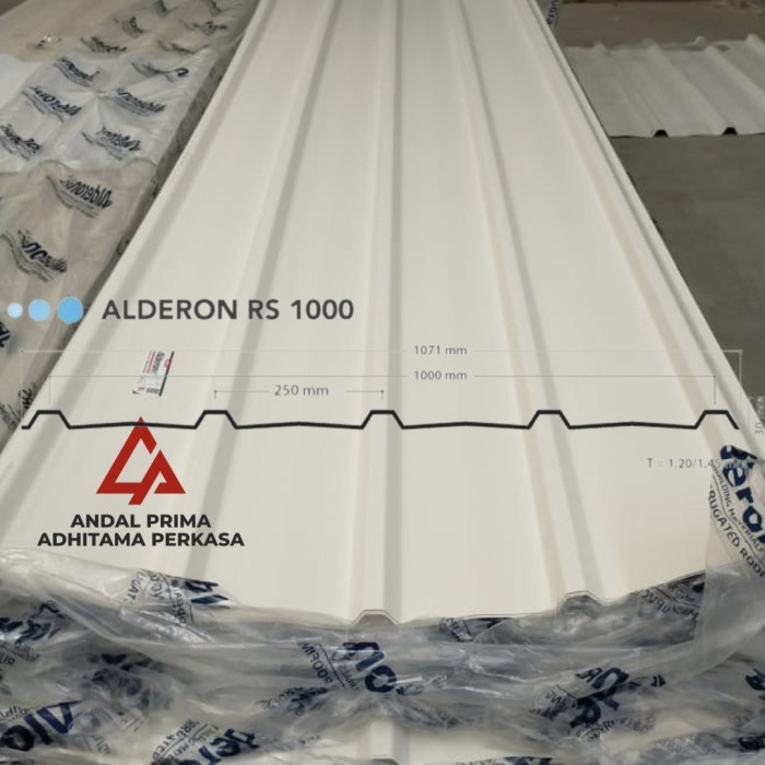 Ready Stok - Atap Alderon Rs Trimdek 1000 Pnjg 4.00 Meter - Alderon Rs 1000
