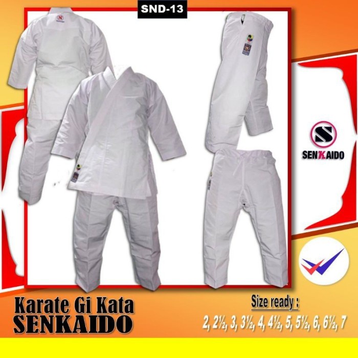 Baju Kata Karate Senkaido Seragam Kejuaraan Merk Senkaido Karate