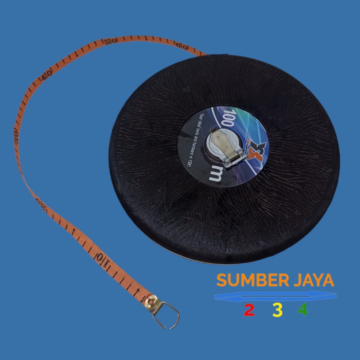 MUST HAVE METERAN BULAT 100 M METERAN KAIN METERAN TANAH METERAN FIBER TERMURAH TERMURAH