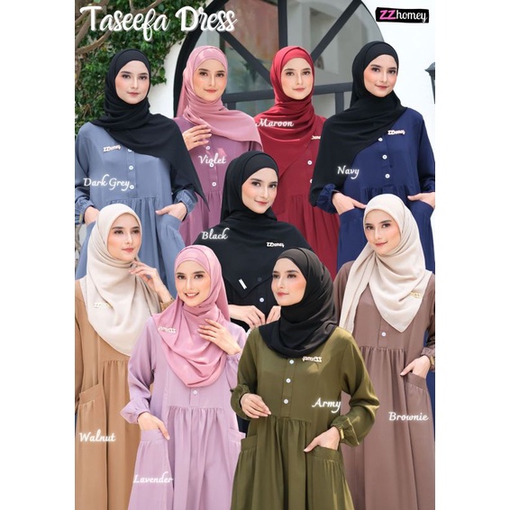 TASEEFA DRES BY ZZ HOMEY