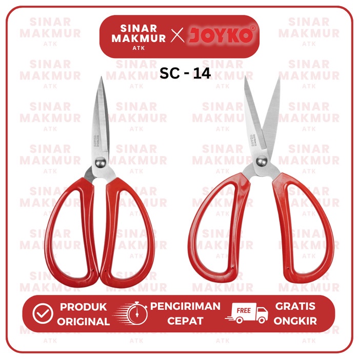 

Bestseller Gunting / Scissors Multipurpose Heavy Duty Joyko Sc-14