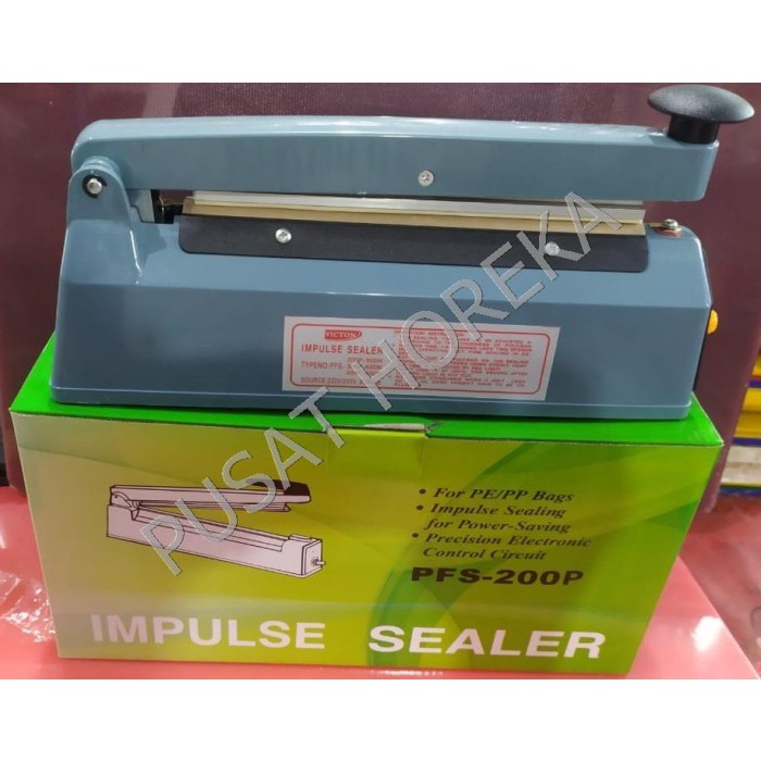 Victon Impulse Sealer 20 Cm 20Cm Plastik Alat Mesin Press Plastik