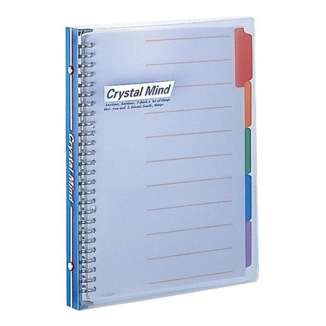 

KOKUYO CAMPUS BINDER CRYSTAL MIND SIZE B5 26 RINGS L-348