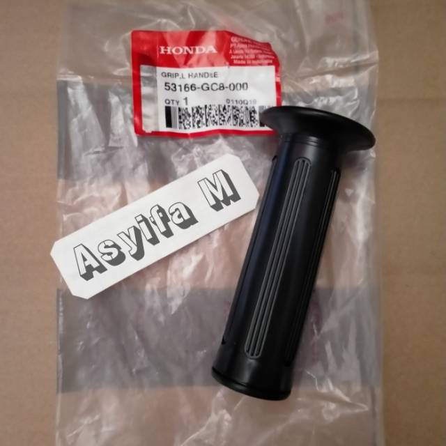 Karet stang handle hanfat handgrip KIRI Honda Astrea grand prima star original AHM