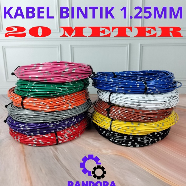 ` un KABEL BINTIK JEPANG ASTRA SERABUT TEMBAGA MURNI 1.5MM X 20 METER ☆ ¡