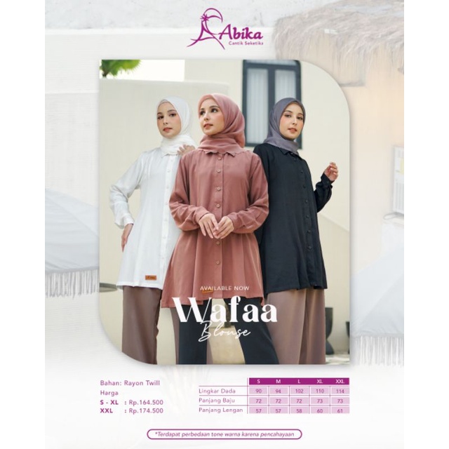Blouse Wafaa By Abika