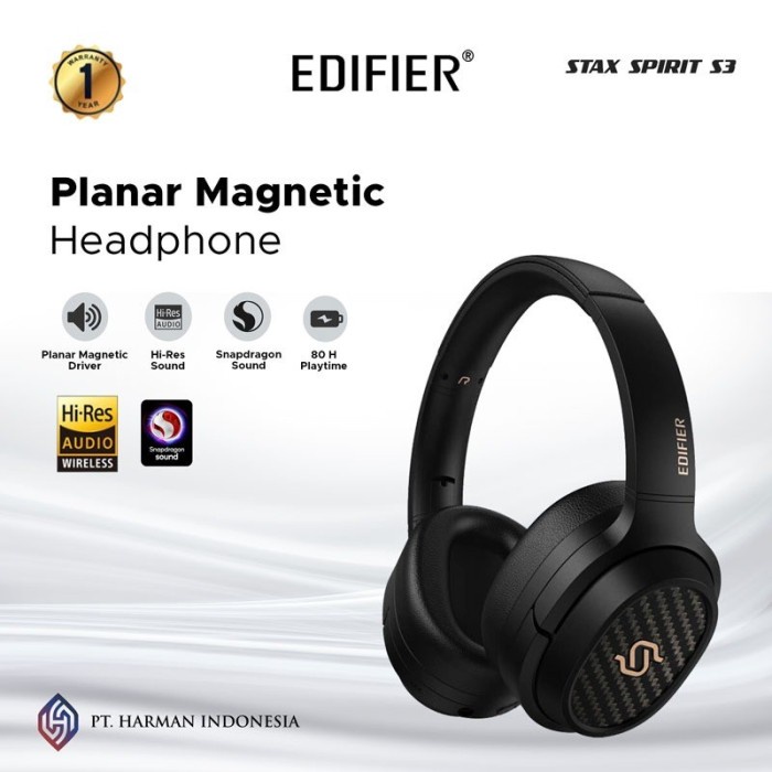 Edifier Stax Spirit S3 Bluetooth Headset Headphone