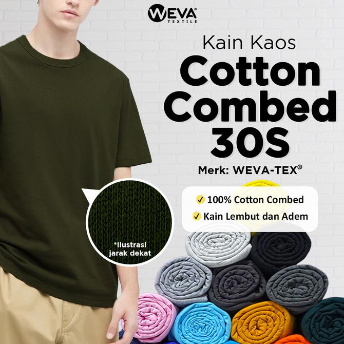 %%%%] Bahan Kain Kiloan Cotton Combed 30s Bahan Kaos Distro