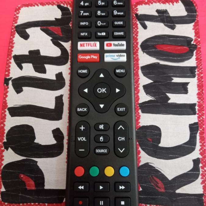 remote Polytron tv Android YouTube original terlengkap
