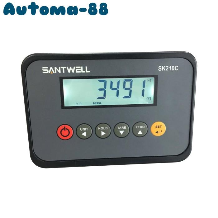Digital Loadcell Load Cell Indicator Ac 220V Rs232 Santwell Sk-210