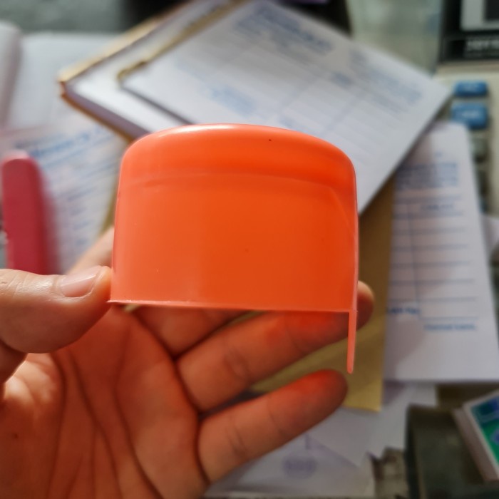 Terlaris Tutup Galon Isi Ulang Pink Agak Orange Tinggi 3,5 Cm 500 Pcs Du