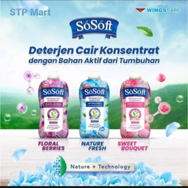 Sosoft detergent cair