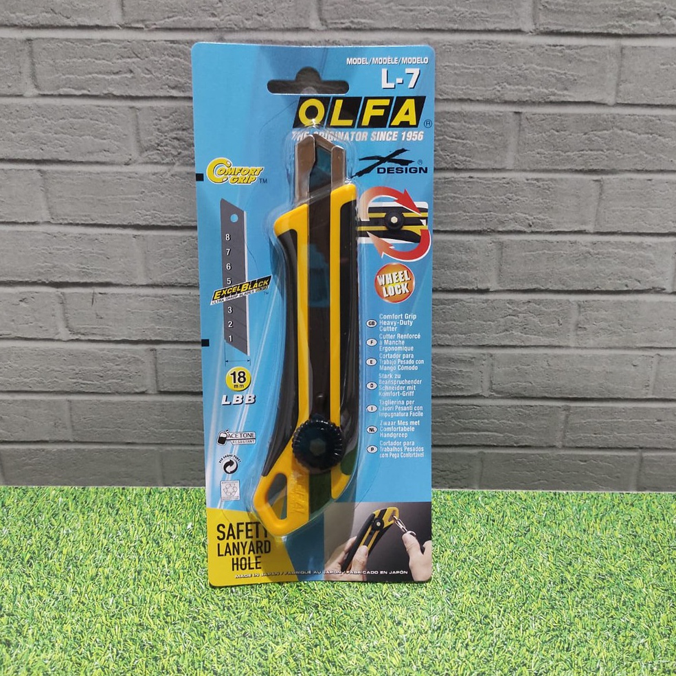 

Ready Olfa Cutter 18mm Snap-Off blade cutter L-7 HSM