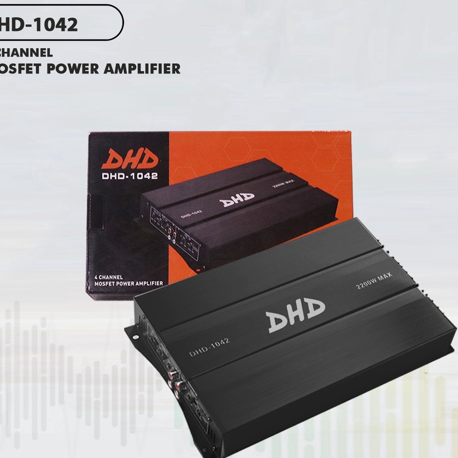 Terbatas DHD-1042 Amplifier 4 channel (Power Amplifier Mobil)