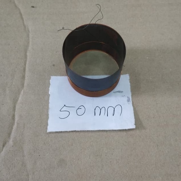 Model Terkini Spul speaker 50mm (Hitam) / spul speaker diameter 50mm / spul speaker 12-15inch Diskon