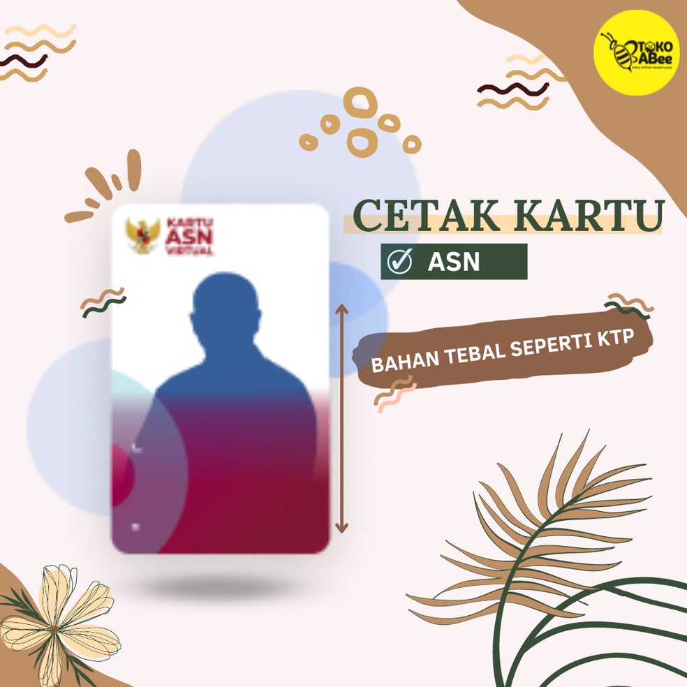 

[KAY] SURABAYA Cetak Kartu ASN ( BISA SATUAN ) - KARTU BAHAN PVC TEBAL SEPERTI KARTU ATM DAN LAINNYA 98