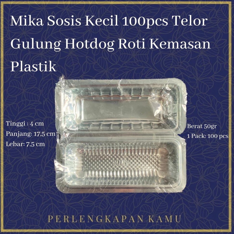 ★★★ WOw Mika Sosis Kecil 100pcs Telor Gulung Hotdog Roti Kemasan Plastik ✤ ღ
