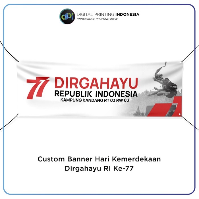 best seller] Cetak Spanduk 17 Agustus 2022 HUT RI 77 - Print Banner 17 Agustus