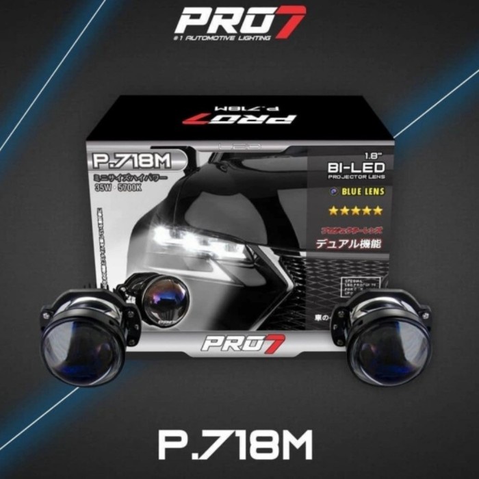 Best Seller Projie Proyektor Biled Pro7 P718M 1.8 Inch Blue Lens