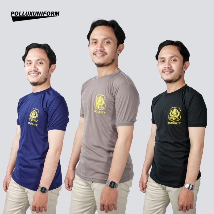 Best Seller Kaos Satpam Security Baju Satpam Baju Security Baju Dalam Satpam