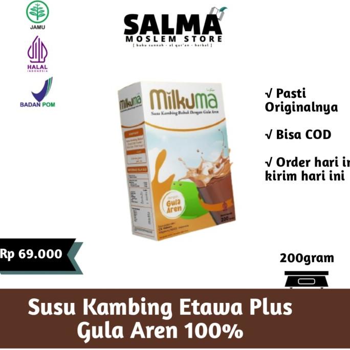 

susu kambing etawa murni tanpa krimer plus gula aren Milkuma
