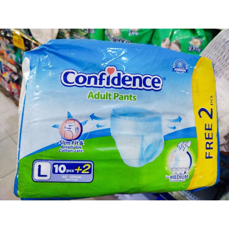 Pampers Celana Dewasa CONFIDENCE L10+2