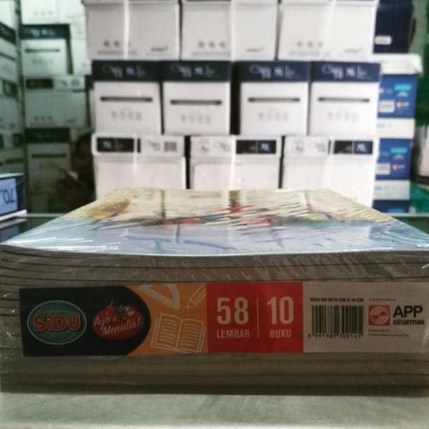 

8.8 Buku Tulis Garis Sinar Dunia Sidu 58 Lembar Grosir !!