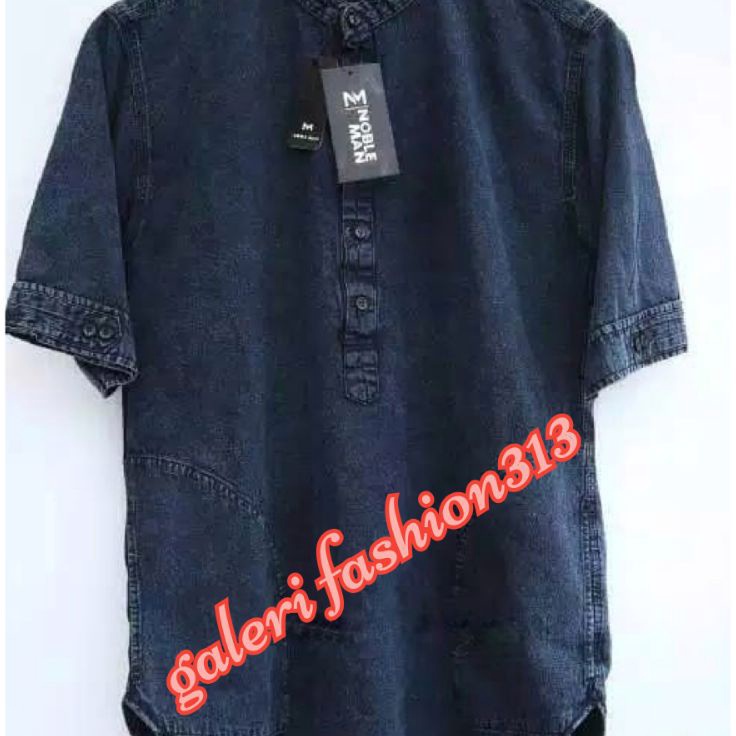 5.5 COD Baju Koko  Jeans pria Kurta dewasa Premium Quality Kurta Jeans Koko Lengan 3/4 size M-4xl ju