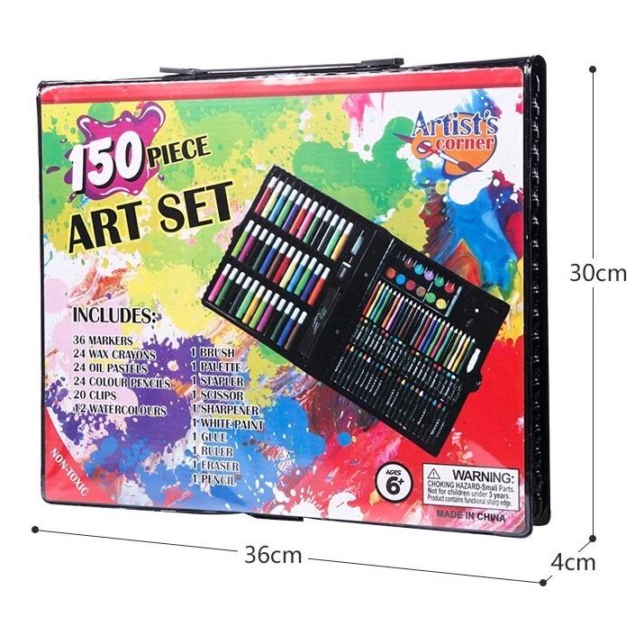 

8.8 Pensil Warna 150Pcs - Alat Tulis Set Crayon Colouring Set 150Pcs Art Grosir !!