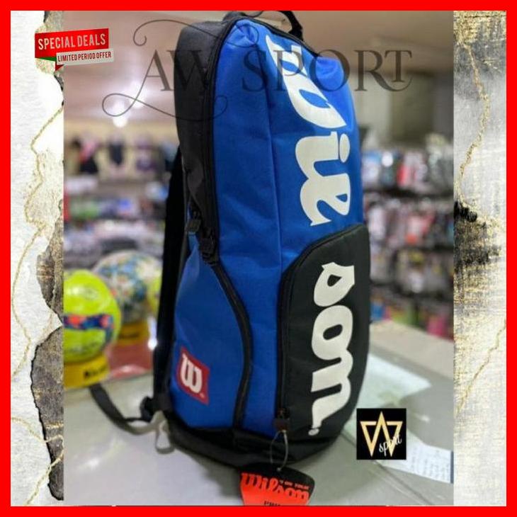 Tas Ransel Tenis Wilson Panjang /Tas tenis /tas raket tenis/Tas Wilson aeleashaadasa_