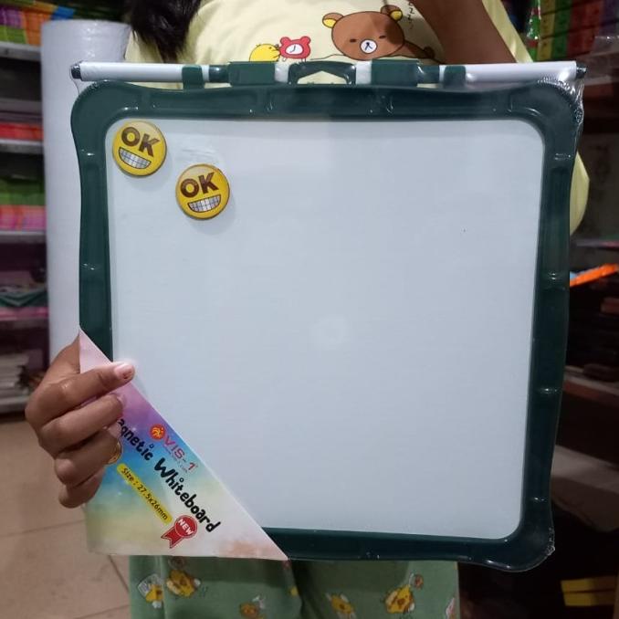 

>*>*>*>*] PAPAN TULIS MAGNET WHITEBOARD OFFICE MAGNETIC KECIL MINI ANAK VIS-1