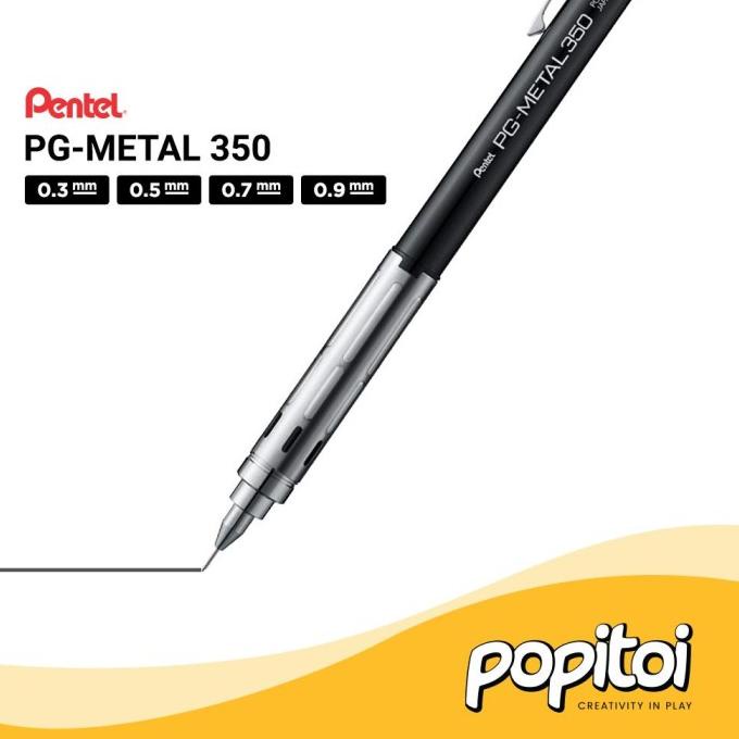 

=====] Pentel PG Metal 350 Mechanical Pencil 0.3 0.5 0.7 0.9 mm
