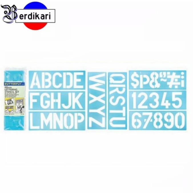 

$+$+$+$+] Penggaris Sablon Huruf Angka Mal Abjad Jumbo Butterfly BT HA 860