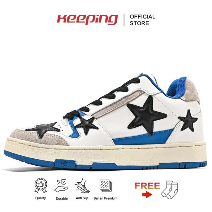 KEEPING SEPATU SNEAKERS PRIA IMPORT TRENDY SEPATU PRIA KEREN CASUAL