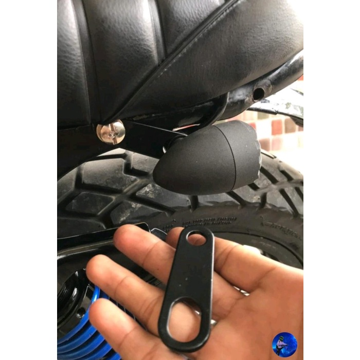 breket lampu sein belakang motor custom/ bracket lampu sen led custom