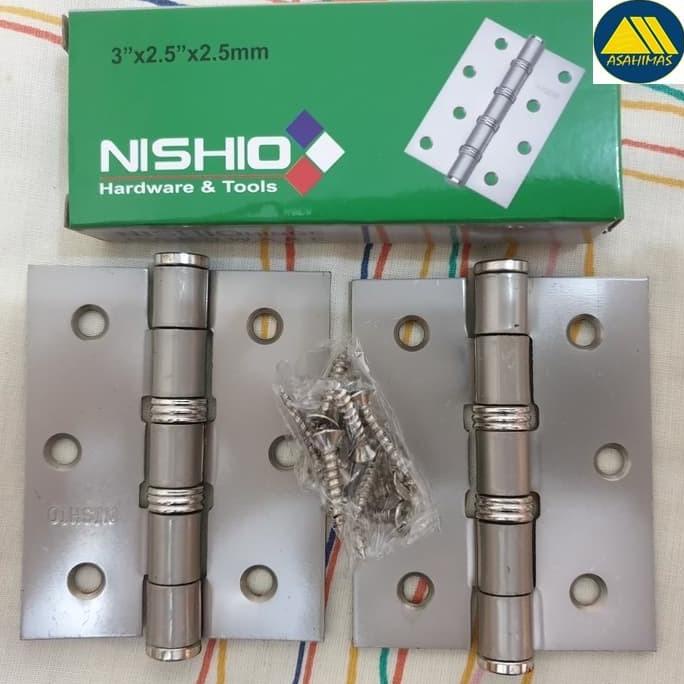 =+=+=+] ENGSEL KUPU-KUPU 3" Jendela - NISHIO