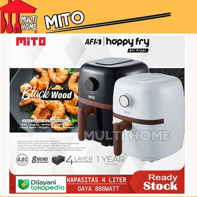 Mito Air Fryer AF5 / AF 5 / AF-5 Wood Series - Garansi Resmi