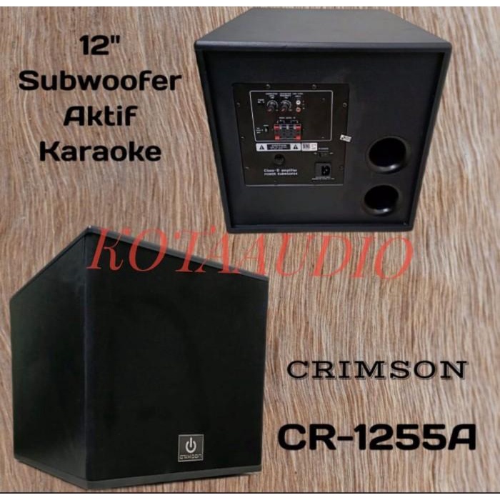Termurah Subwoofer Aktif 12 Inch Crimson Pro Cr 1255 / Cr1255