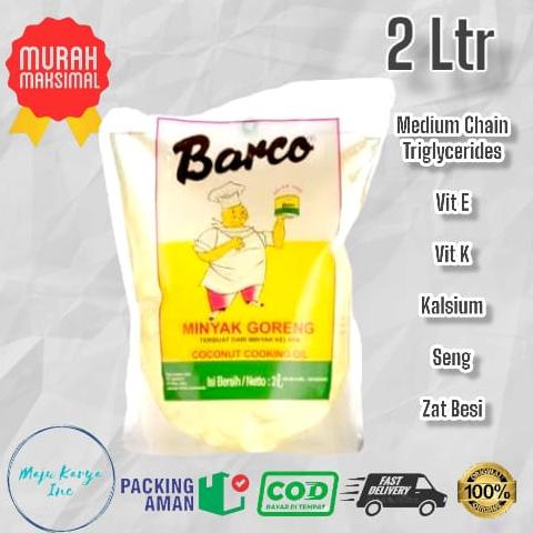 

8.8 [Discount] Barco Minyak Goreng Kelapa / Coconut Oil 2 Ltr New !!