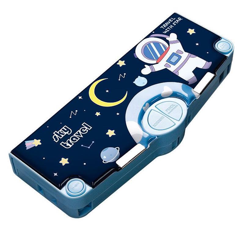 

8.8 [Big Sale] PuluzTempat Pensil Multifungsi Motif Unicorn / Dinosaurus / Astronot Untuk Anak New !!