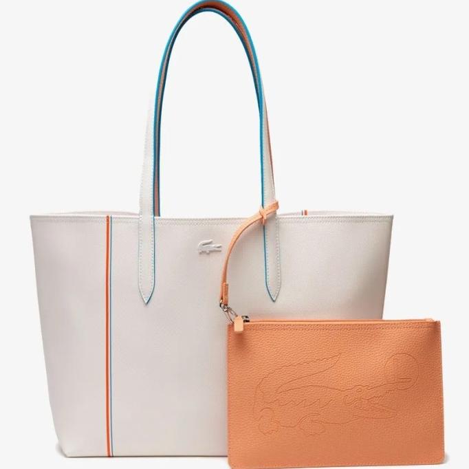 Lacoste WomenS Lacoste Anna Contrast Trim Reversible Tote Bag Origina Olshopanesti