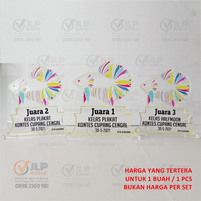 [Free Design] Piala, Trophy, Tropi, Piala Cupang, Piala Mancing Jl02