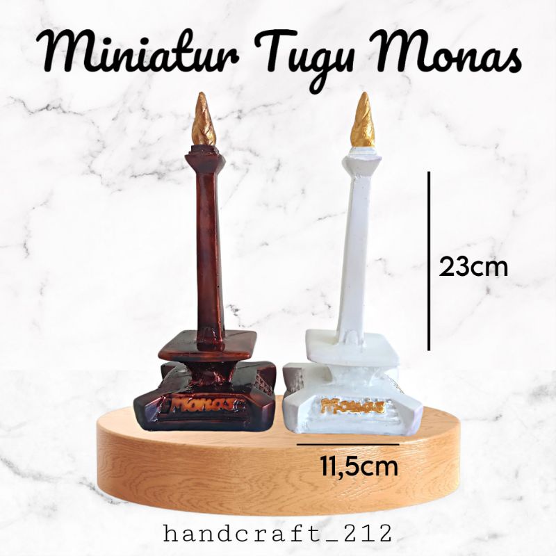 Miniatur Tugu Monas Mini. Souvernir Monas Viber