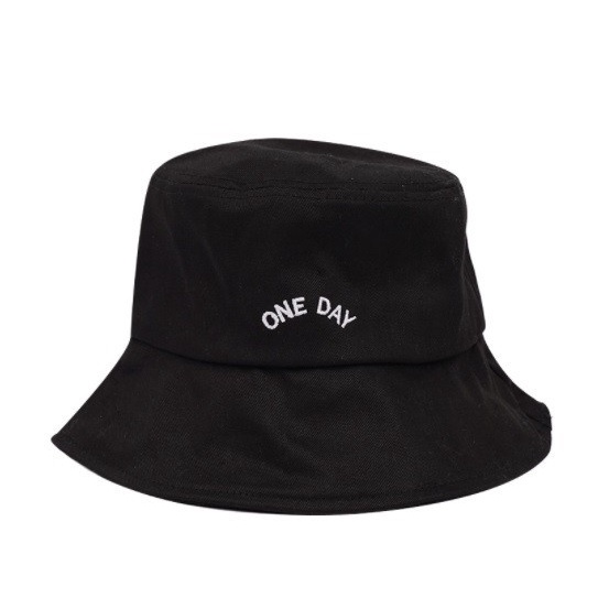 topi KKV Ohgo One day Fisherman's Cap Topi Bucket Hat Rimba Pria Wanita - black(A4M6) topi pria jari