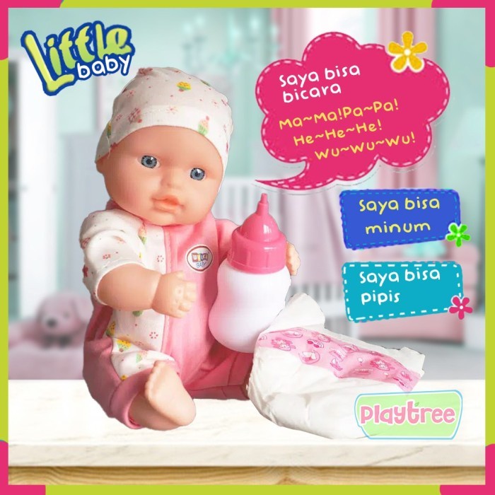 Boneka Bayi Bisa Minum Pipis dan Bicara / Alive Baby Doll