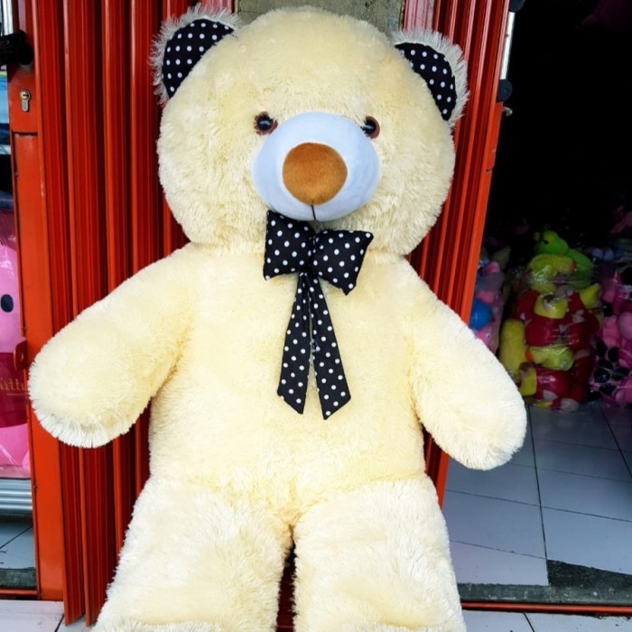 boneka beruang/boneka teddy bear/boneka panda hitam putih sangat besar