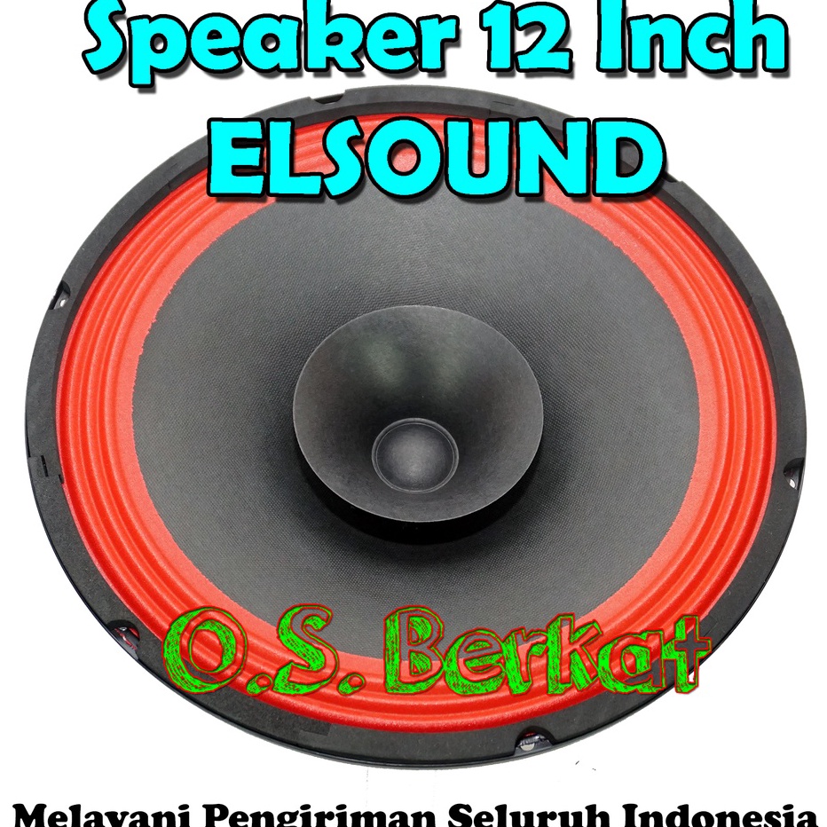 Dijual  Woofer Fullrange 12" / Speaker Bass 12 in / Woofer Elsound 12 Inch / Woofer Speaker Full range Paling Popular